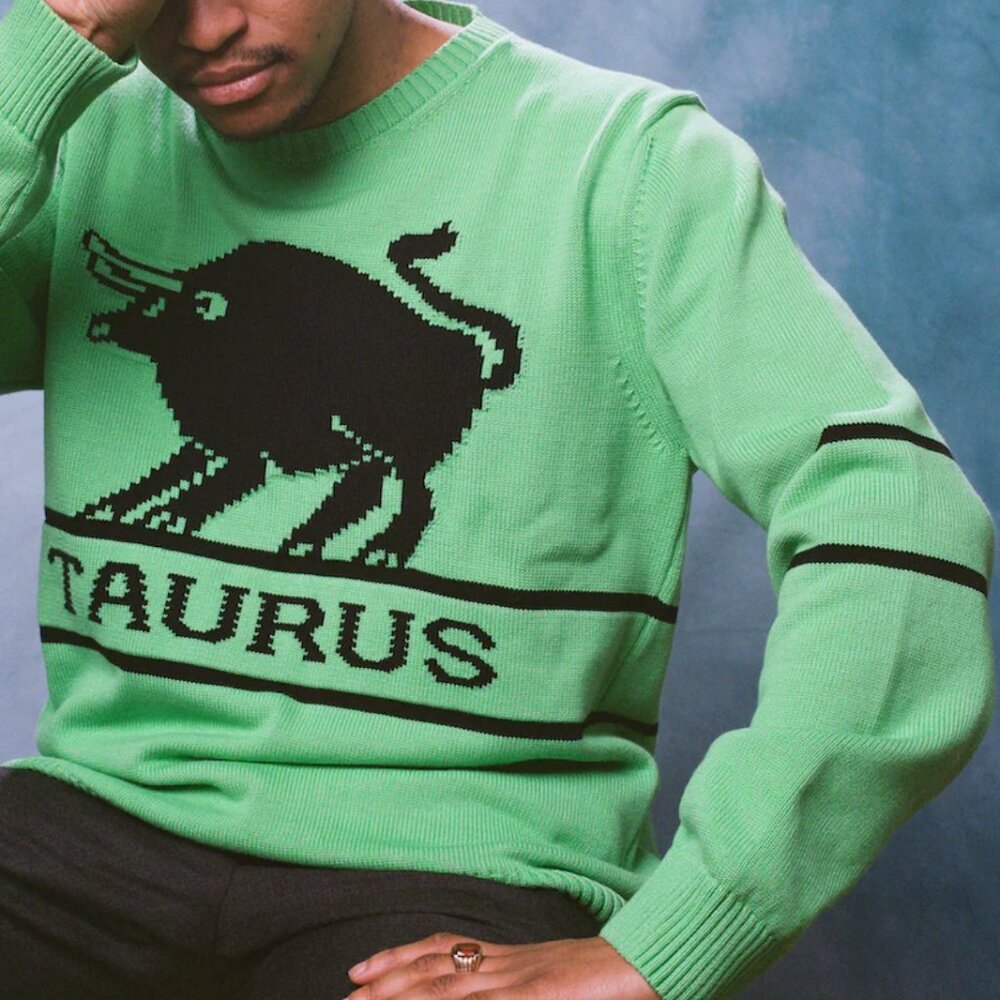 Rowing Blazers - Gyles & George Zodiac Taurus Sweater - Picture 3 of 10